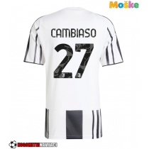 Moške Nogometnih dresov Juventus Andrea Cambiaso #27 Domači 2025-26 Kratki rokavi